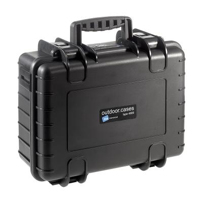 OUTDOOR kuffert i sort med polstret skillevæg 385x265x165 mm Volume: 16,6 L Model: 4000/B/RPD